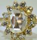 Magnifique Antique Impériale Russe Faberge 14k Or (56)&1ct Bague Diamants. Rare