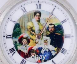 Montre de Poche Omega Antique WWI Impériale Russe c1916 - Cadran de la Famille Royale Romanov