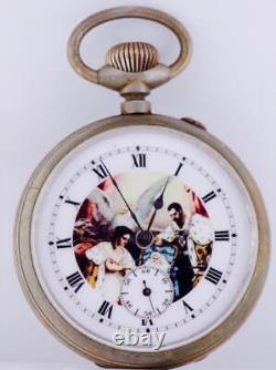 Montre de poche antique impériale russe du tsar - Famille du tsar Nicolas II - Né Tsarévitch