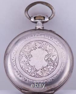 Montre de poche impériale russe ancienne avec monogramme de l'empereur Nicolas II et de l'impératrice Alexandra