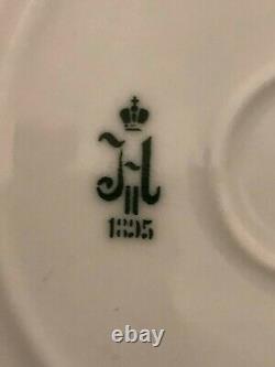 Nikolas LL Imperial Russian Porcelain Desert Plate De Coronation Service