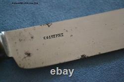 Old Originale Knifes Fabergé Argent 84 Russian Imperial Antique Russie