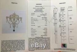Or, 23ct Diamants & Broche Sapphire Famille Impériale Russe Royale Fabergé 18k. Boîte