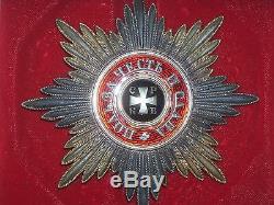 Ordre Militaire St Vladimir Silver Star 84 Antique Croix Impériale Russe Or 56