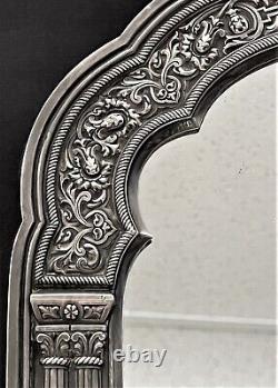 Original Grand Antique Impérial Russe 84 Silver Mirror (i. Khlebnikov)