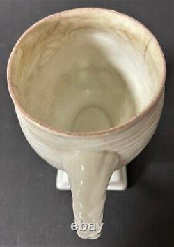 Original Rare Antique Imperial Russian Khrapunov-Novykh Porcelain Figural Mug <br/> 
<br/>Mug figuratif en porcelaine rare et antique de l'Empire russe Khrapunov-Novykh