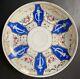 Plat En Porcelaine Impériale Russe Original Antique (m. Kuznetsov)