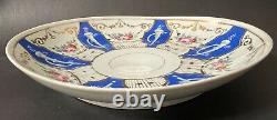 Plat en porcelaine impériale russe original antique (M. Kuznetsov)