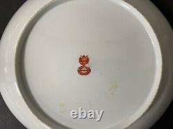 Plat en porcelaine impériale russe original antique (M. Kuznetsov)