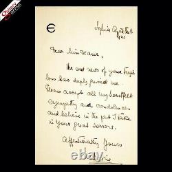 Princesse royale russe Bulgarie Eudoxia Document signé Couronne Downton Abbey RU