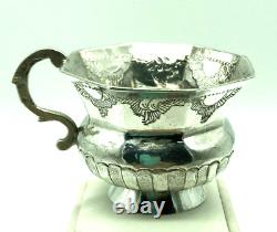 Rare 1795 Catherine II Antique Impériale Russe Argent Charka Coupe Chassé Moscou
