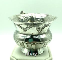 Rare 1795 Catherine II Antique Impériale Russe Argent Charka Coupe Chassé Moscou