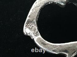 Rare 18ème Catherine II Antique Impériale Russe Argent Charka Coupe Chased Moscou