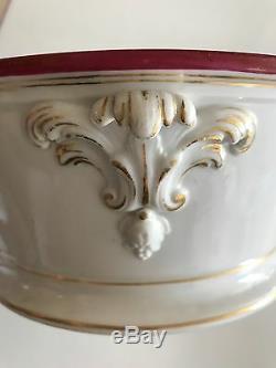 Rare Alexander II Antique Russe Céramique Imperial Porcelaine Soup Bowl