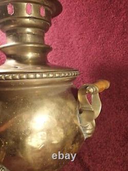 Rare Antique Signed Brothers Puchkov Tula Samovar Imperial Russia Russian<br/>
	<br/>
	 Rare Antique Signé Frères Puchkov Tula Samovar Impérial Russie Russe