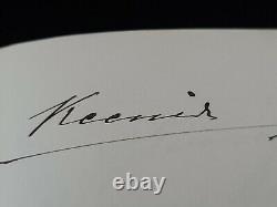 Rare Royalty Antique Russian Grand Duchess Xenia Signed Royal Document Autograph
<br/>  <br/>
 
Translation in French: Rare antique de la royauté russe Grand-Duchesse Xenia signé document royal autographe