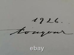 Rare Royalty Antique Russian Grand Duchess Xenia Signed Royal Document Autograph
 	<br/>  <br/> 	 	Translation in French: Rare antique de la royauté russe Grand-Duchesse Xenia signé document royal autographe