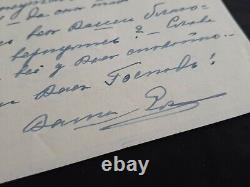 Rare lettre signée de la princesse Elena Romanov, grande-duchesse impériale russe