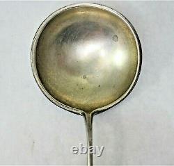 Russe Imperial Klingert Silver 84 Shaded Enamel Cloisonne Spoon Hallmark Large