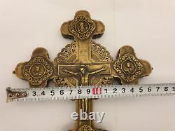 Russian Imperial Cross Reliquary Box Memento Mori Crâne Relique Super Rare Unique