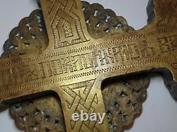 Russian Imperial Cross Reliquary Box Memento Mori Crâne Relique Super Rare Unique