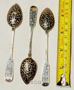 Russie Impériale Royal Silver Spoon Severnaya Chern Coupe Chalice Kovsh Bowl Egg