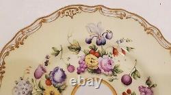 Russie Russe Imperial Porcelaine Fruits And Flowers Luncheon Plate Nicholas I