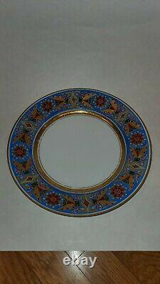 Russie Russie Imperial Porcelaine Assiette Gothique Service Alexander III 1890