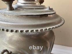 Samovar impérial conique antique du XIXe siècle de Batashev en Russie, marqué.