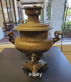 Samovar impérial russe ancien des frères Vorontsov de Tula du 19ème siècle (RARE)