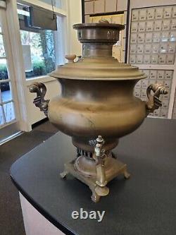 Samovar impérial russe ancien des frères Vorontsov de Tula du 19ème siècle (RARE)