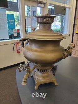 Samovar impérial russe ancien des frères Vorontsov de Tula du 19ème siècle (RARE)