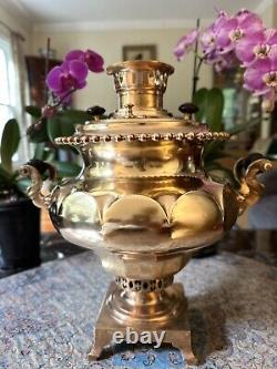 Samovar impérial russe ancien des frères Vorontsov de Tula du XIXe siècle