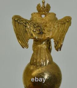 Stupéfiant Antique Impérial Russe Faberge 18k Gilt Argent Émail Cuillères À Thé