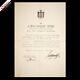 Tsar Czar Alexandre Ii A Signé Un Document Autographe Pour La Couronne De Downton Abbey