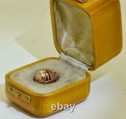 Un Médaillon De Photo En Or 14k Miniature De Faberge Russe Impérial