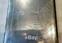Véritable Impériale Russe. 835 Argent Sac De Soirée Cadre Gravé Spider Web Fly