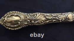 Very Fine Antique Impérial Russe Ornate 84 Silver Serving Spoon Knife Fish Set